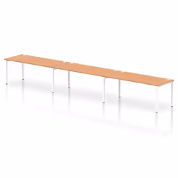 Dynamic Impulse W5400 x D800 x H750mm Single Row 3 Person Bench Desk C