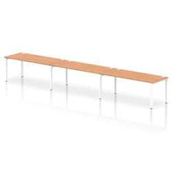 Dynamic Impulse W5400 x D800 x H750mm Single Row 3 Person Bench Desk C