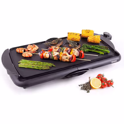 Duronic GP20 Teppanyaki Grill Electric BBQ Grill Indoor BBQ Grilling for Party Teppanyaki Grills Indoor Barbecue Griddle Larg ...