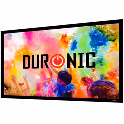 Duronic FFPS100/169 100" Freestanding Projector Screen, 100 Inch Wall Mountable HD Screen, 16:9 Ratio, White +1 Gain Factor ( ...