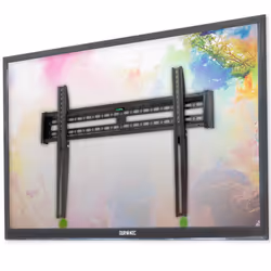 Duronic TVB121M TV Bracket, Wall Mount for 37-65" Television Screen, Low 3cm Profile, VESA up to 600x400mm, For Flat Screen ( ...