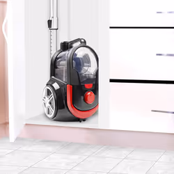 Duronic VC7020 Bagless Cylinder Vacuum Cleaner, Cyclonic Pet Carpet & Hard Floor Cleaner, 700W, HEPA, Comes with 2 Attachments [Energy Class A+]