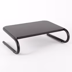 Duronic DM071 Monitor Stand Riser 37x24cm, Laptop and Screen Platform for TV or PC Screen, Ergonomic Desk Shelf, 10kg Capacit ...