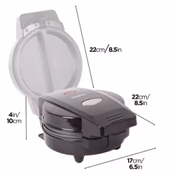 Duronic OM60 Omelette Maker, 2x Egg Cooker, Non-Stick Deep-Fill Removable Cooking Plates, 600W, Make Quick & Easy Omelettes for Breakfast/Lunch/Dinner