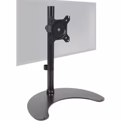 Duronic DM15D1 Single Monitor Stand for 13-32â PC Screen Up to 8KG, VESA Bracket, Freestanding Arm, Adjustable Height/Tilt/ ...