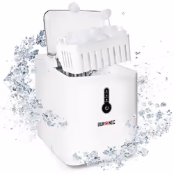 Duronic ICM120 Ice Maker, Automatic Ice Cube Machine, Make 12kg/26.5lbs per 24 Hours, 1.5L Water Tank, 600g Ice Basket 120W, ...