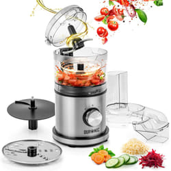 Duronic 2-in-1 Mini Food Processor and Chopper MFP400, Small Food Processor with Grater, Electric Chopper, Chops and Blends, 400W, 500mlâ¦