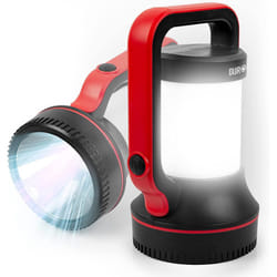Duronic 2-in-1 Torch RL74, Rechargeable Flashlight with LED Bulbs, Handheld, Freestanding or Wall Mountable