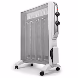 Duronic HV220 WE Electric Heater with Mica Panels, 2kW Power, Radiant and Convection Heat Output, 2 Heat Settings, Portable D ...