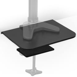 Duronic DMSC1 Desk Mount Reinforcement Plate, Monitor Arm Bracket for C-Clamp Installation, Reinforces Thin Fragile Desktops