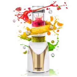 Duronic Personal Blender BL540, Mini Blender with 2 Bottles, 500W Electric Sports Blender, Make Smoothies and Shakes - white