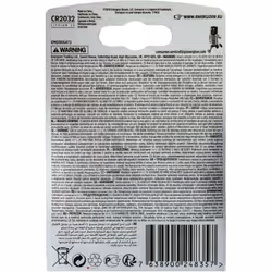 Energizer CR2032 3V Lithium Button Coin Cell Battery with Baby Secure Technology Pack of 6