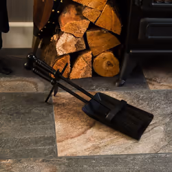 Shovel Brush Companion Set Fireplace Tools Iron