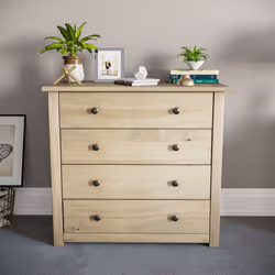 Panama 4 Drawer Chest of Drawers Storage Pine Wood