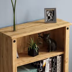 Corona 3 Tier Bookcase Shelf Library Storage Display