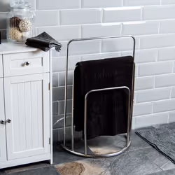 3 Tier Towel Holder Rack Towel Rail Bathroom Arched