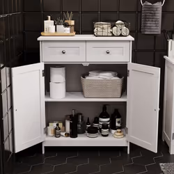 Priano 2 Drawer 2 Door Cabinet Bathroom Cupboard