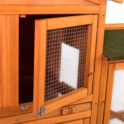 2 Tier Pet Hutch With Run Bunny Rabbit Hutch Cage