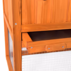2 Tier Pet Hutch With Run Bunny Rabbit Hutch Cage