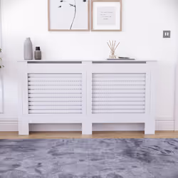 Milton Radiator Cover Heating Guard Cabinet Slats - Large