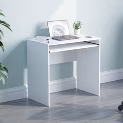 Huby Computer Desk Keyboard Shelf Simple Minimal - White