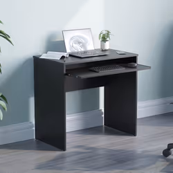 Huby Computer Desk Keyboard Shelf Simple Minimal - Black