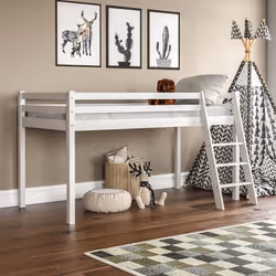 Sydney Bunk Bed Loft Storage Ladder High Sleeper - White
