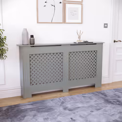 Oxford Radiator Cover Heating Guard Cabinet Cross - Large