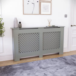 Oxford Radiator Cover Heating Guard Cabinet Cross - Large
