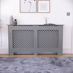 Oxford Radiator Cover Heating Guard Cabinet Cross - Large