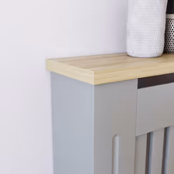 Arlington Radiator Cover Heating Cabinet Grey Oak - Medium