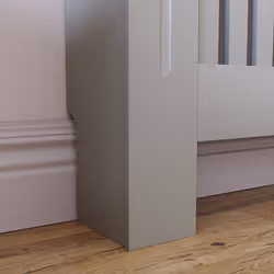 Arlington Radiator Cover Heating Cabinet Grey Oak - Medium