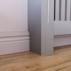 Arlington Radiator Cover Heating Cabinet Grey Oak - Large