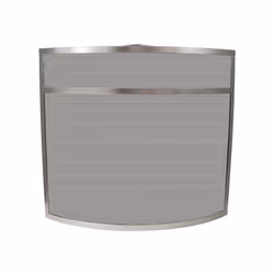 Buckton Fire Screen Guard Fireplace Accessory - Nickel