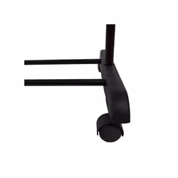 Single Clothes Rail Hanging Hook Adjustable Wheels