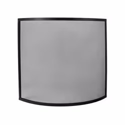 Buckton Fire Screen Guard Fireplace Accessory - Black