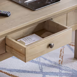 Panama 1 Drawer Coffee Table Pine Wood Rustic
