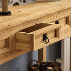 Corona 3 Drawer Console Table Hallway Storage Pine
