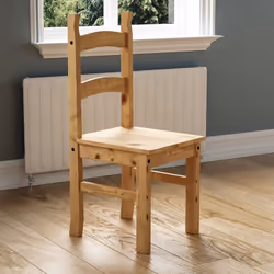 Corona 4 Seater Dining Table Chairs Set Pine Wood