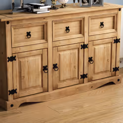 Corona 3 Door 3 Drawer Sideboard Cabinet Cupboard