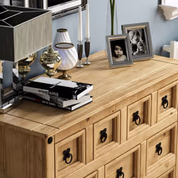 Corona 9 Drawer Merchant Chest Bedroom Storage