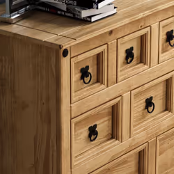 Corona 9 Drawer Merchant Chest Bedroom Storage