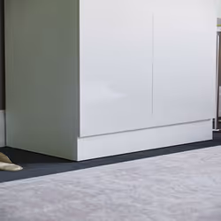 Hulio 2 Door Wardrobe Garment Hanging Rail Shelf - White