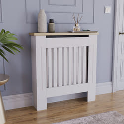 Arlington Radiator Cover Heating Cabinet White Oak - Small