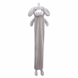 90cm Long 2L Hot Water Bottle Removable Plush Cover Kid Dog Sloth Unicorn Rabbit - Rabbit
