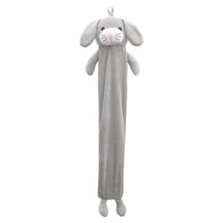 90cm Long 2L Hot Water Bottle Removable Plush Cover Kid Dog Sloth Unicorn Rabbit - Rabbit