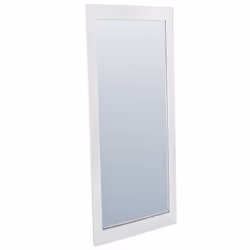 Full Length Mirror Long Wall Mounted Bathroom Bedroom Hall Living Dressing Room - White, Large
