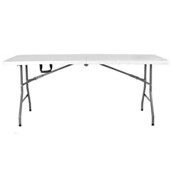 4ft 5ft 6ft Picnic Table Heavy Duty Utility Folding Camping Trestle BBQ Party - 5ft