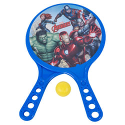 Kids Plastic Disney Beach Tennis Racket Game Set - Avengers