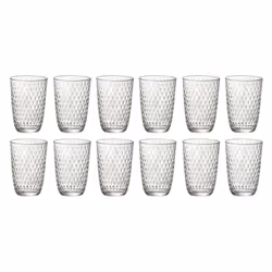 Bormioli Rocco Slot 390ml Hi-Ball Tumblers Glass - 12 Glasses